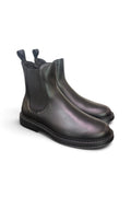 Stivaletto beatles liscio Frau nero