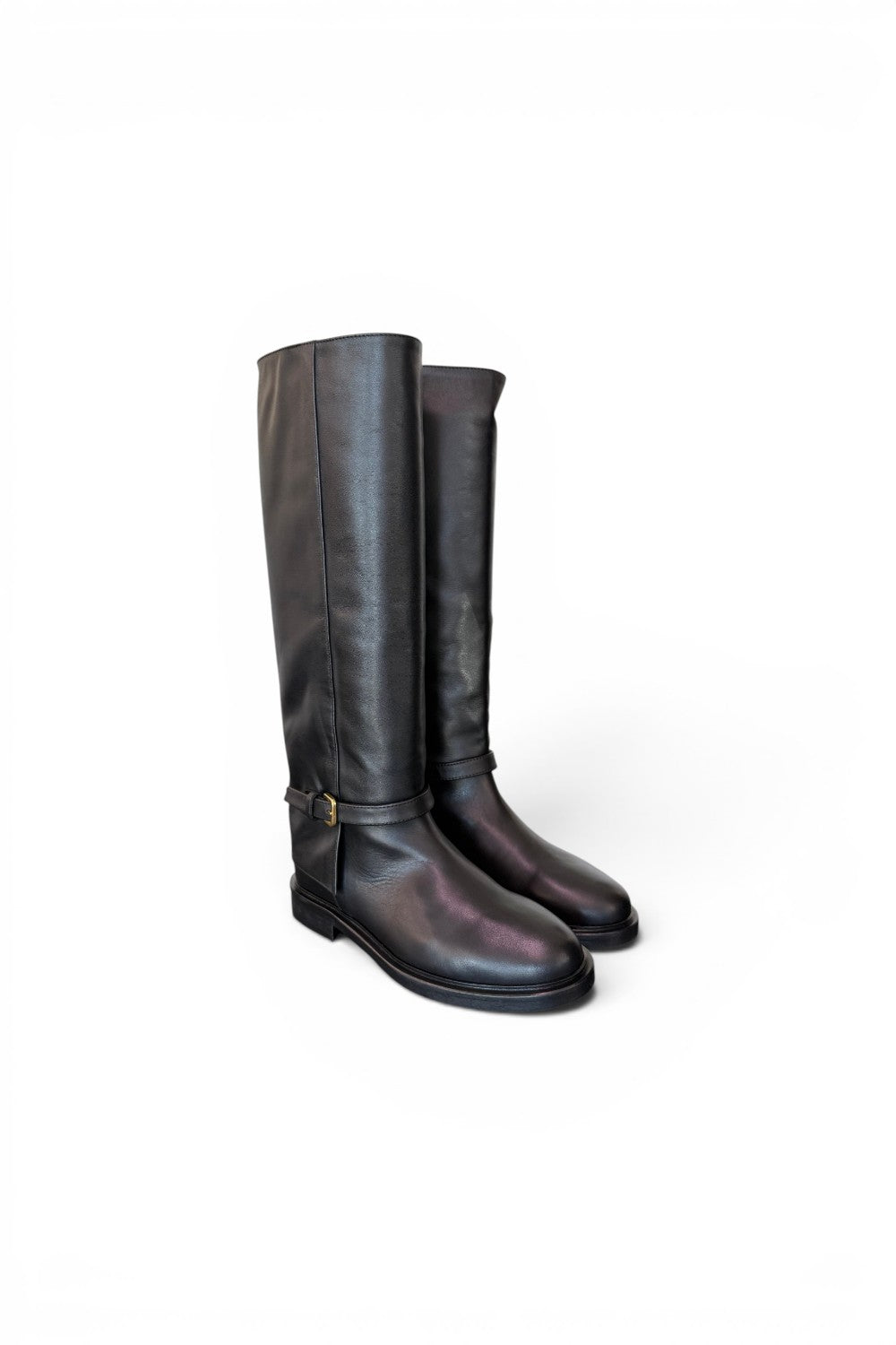 Stivale donna Officine pelle nera 