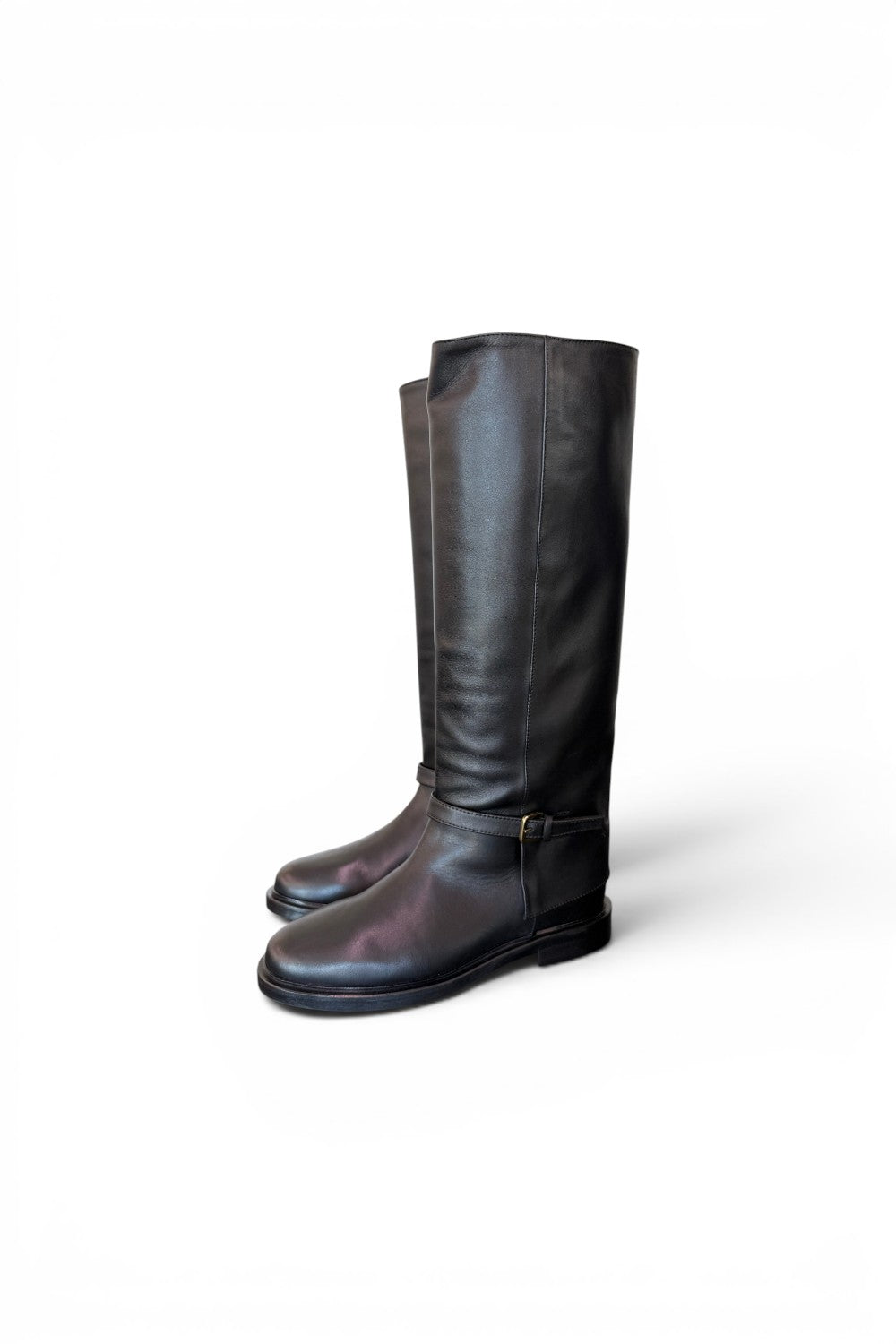 Stivale donna Officine pelle nera 