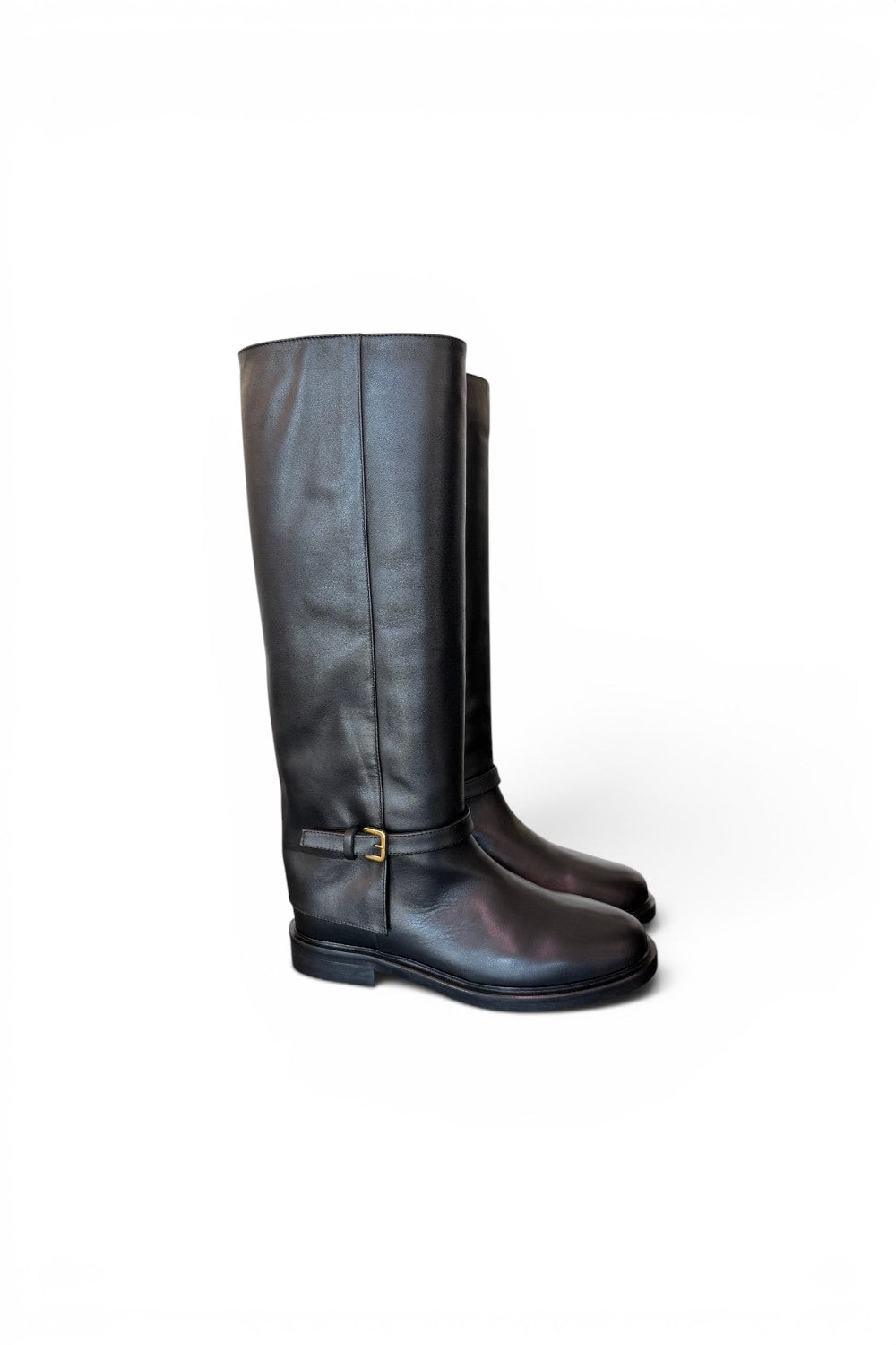 Stivale donna Officine pelle nera 