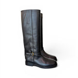 Stivale donna Officine pelle nera 