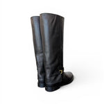 Stivale donna Officine pelle nera 
