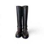 Stivale donna Officine pelle nera 