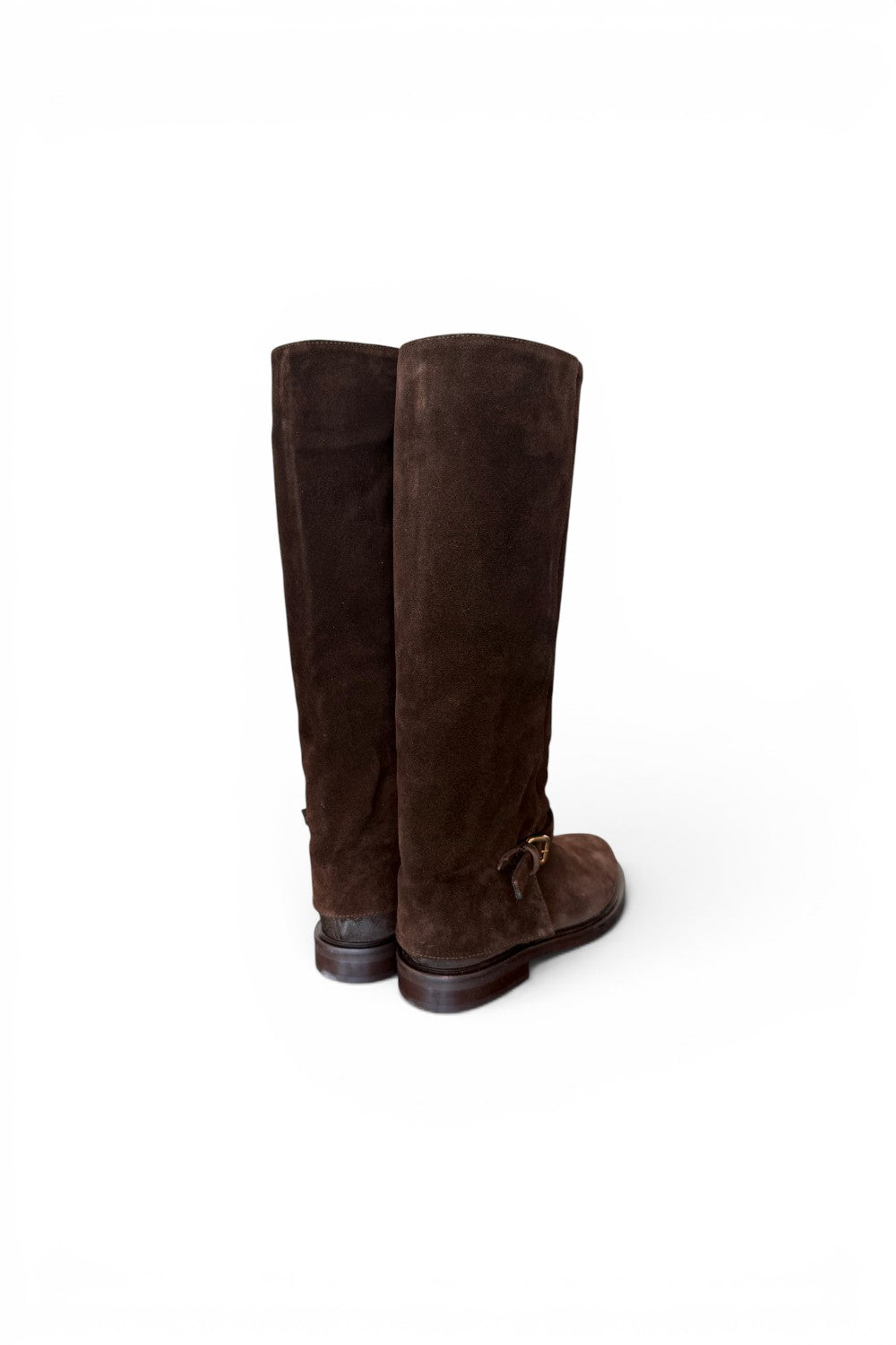 Stivale donna Officine camoscio testa di moro 