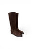 Stivale donna Officine camoscio testa di moro