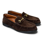 Mocassino arricciato suede testa di moro Giacko 