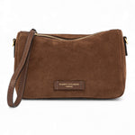 Borsa tracollina Nora piccola suede cognac 