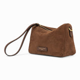 Borsa tracollina Nora piccola suede cognac 