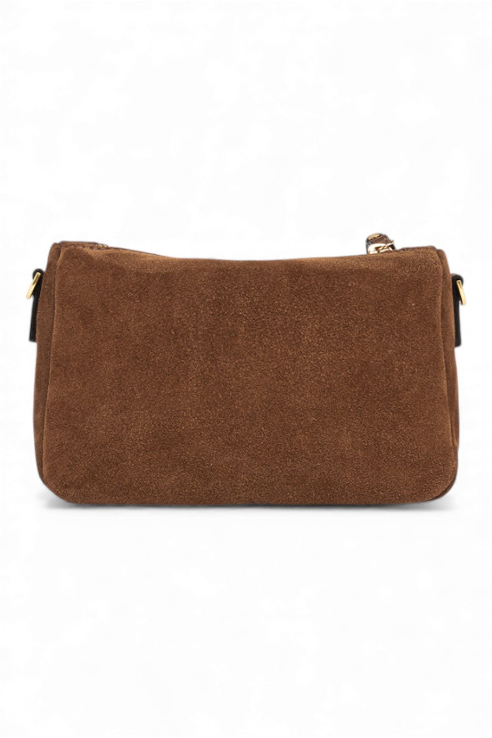 Borsa tracollina Nora piccola suede cognac 