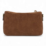 Borsa tracollina Nora piccola suede cognac 