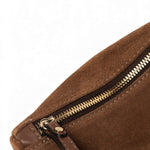 Borsa tracollina Nora piccola suede cognac 