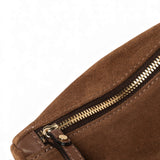 Borsa tracollina Nora piccola suede cognac 