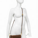 Borsa tracollina Nora piccola suede amarone 