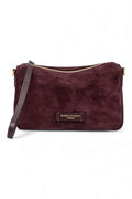 Borsa tracollina Nora piccola suede amarone
