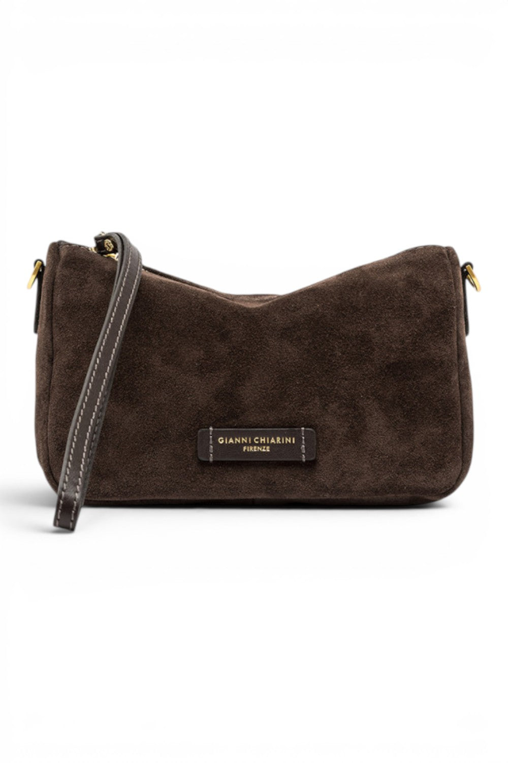 Borsa tracollina Nora piccola suede espresso 