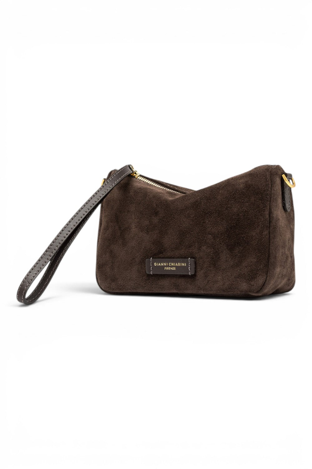 Borsa tracollina Nora piccola suede espresso 