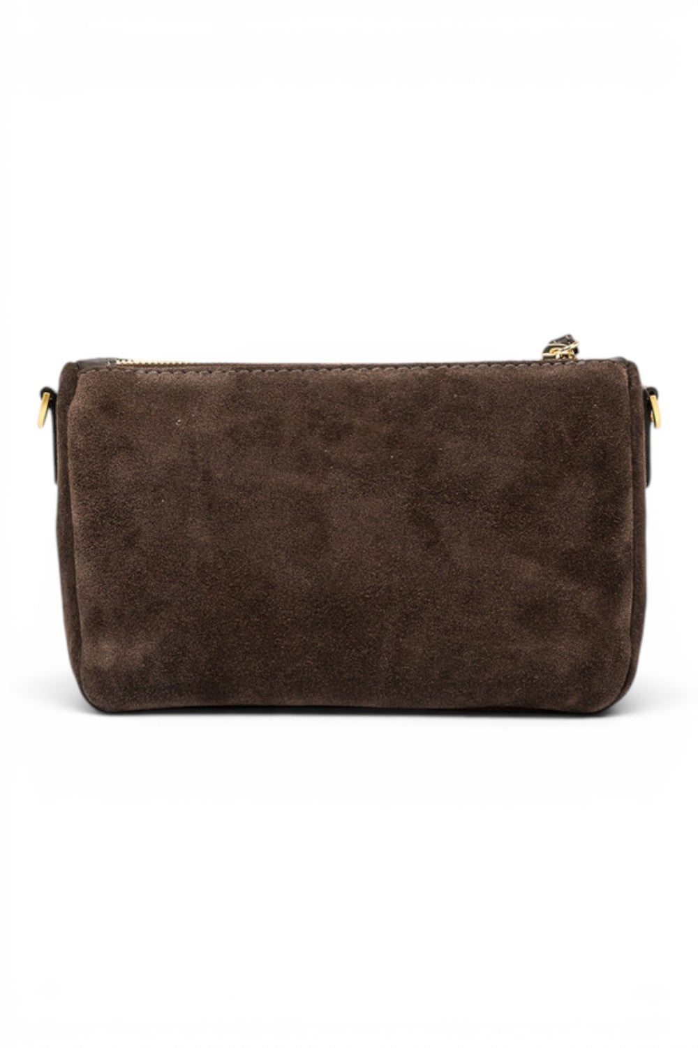 Borsa tracollina Nora piccola suede espresso 