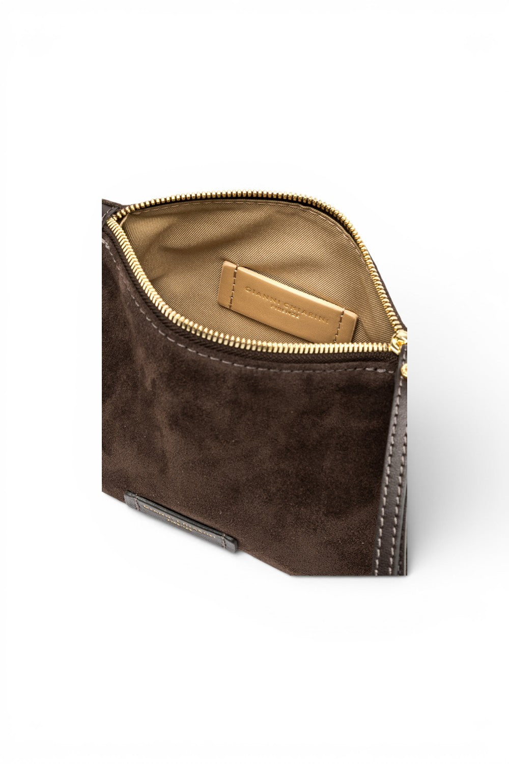 Borsa tracollina Nora piccola suede espresso 