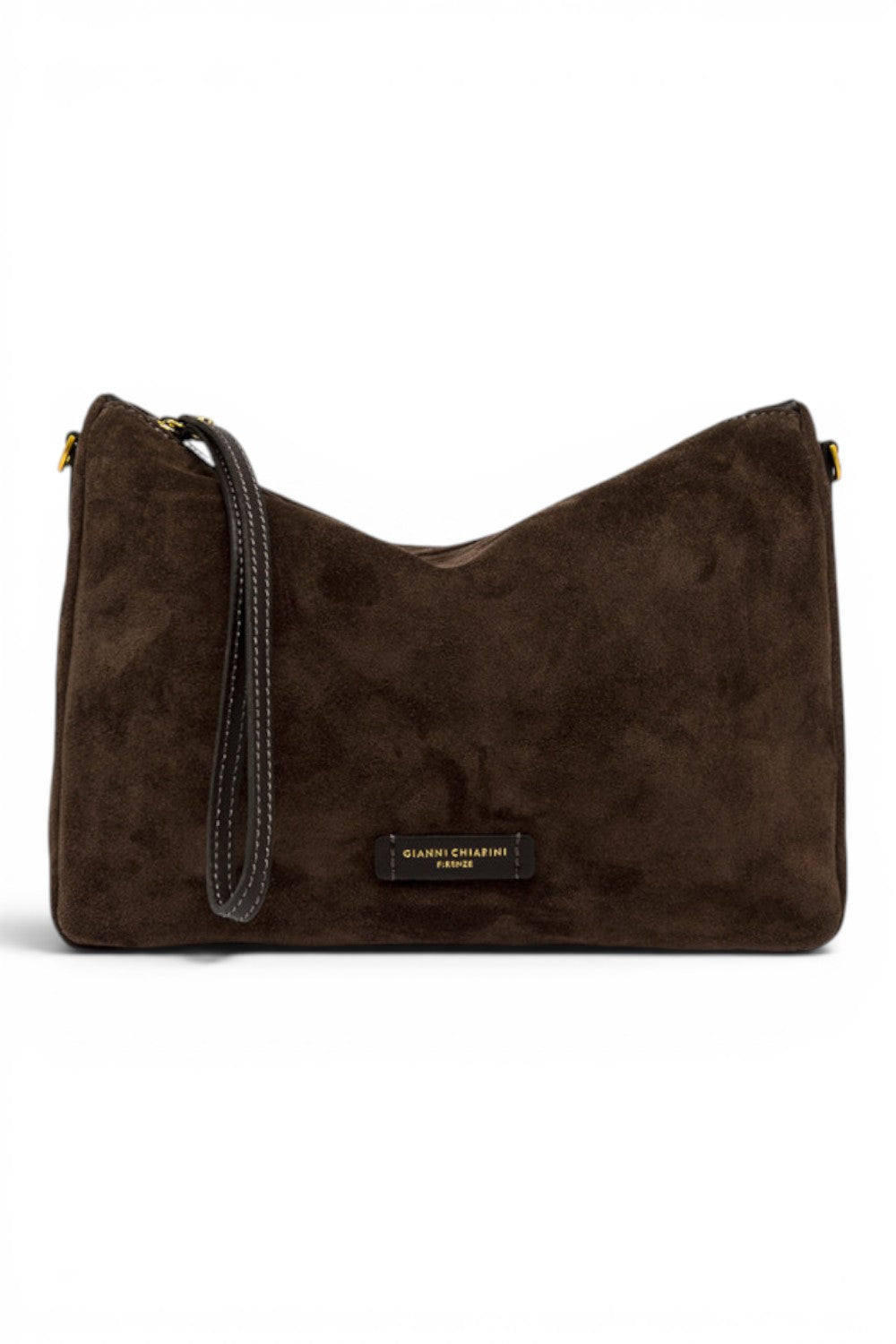 Borsa tracolla Nora suede cognac 