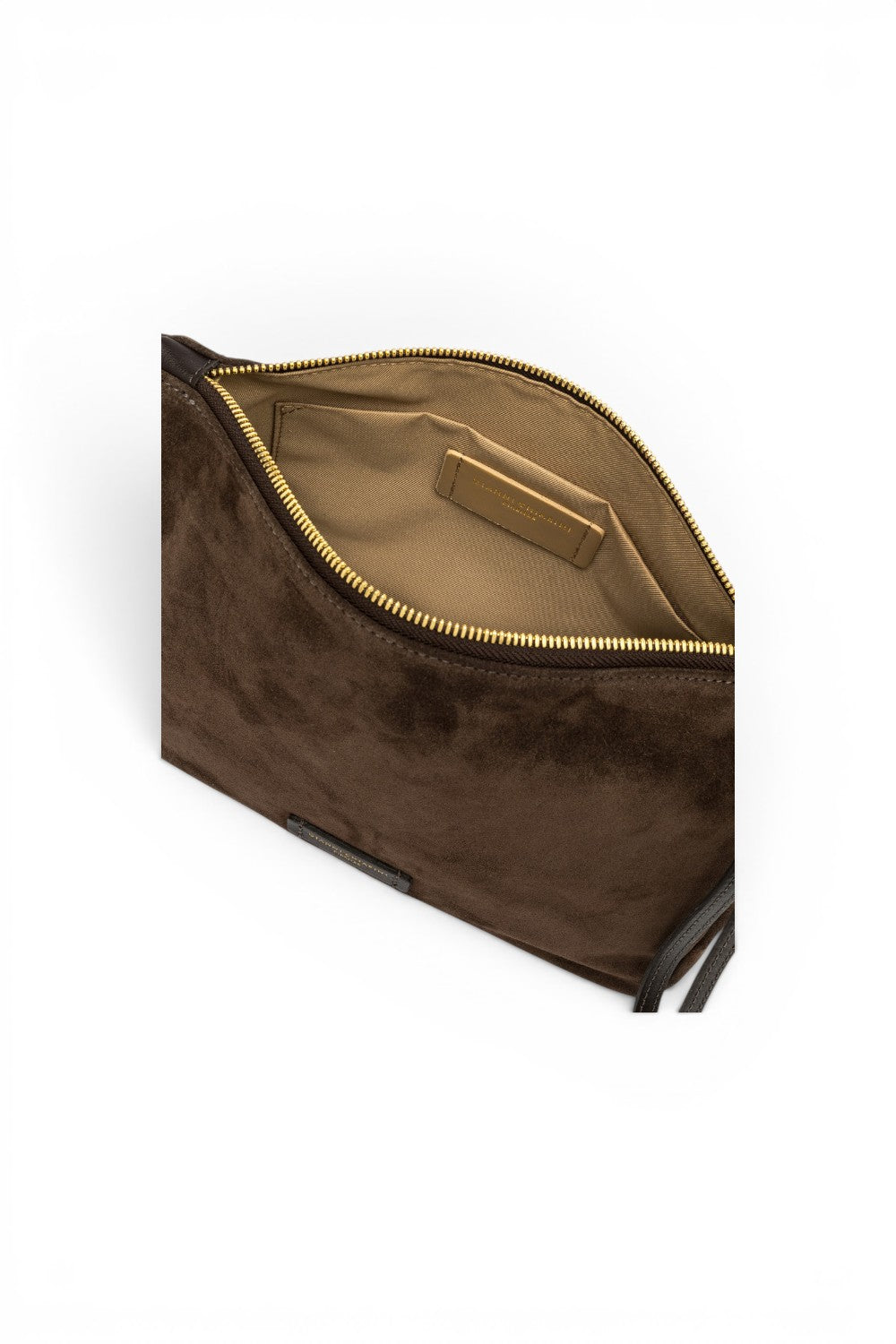 Borsa tracolla Nora suede cognac 