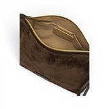 Borsa tracolla Nora suede cognac 