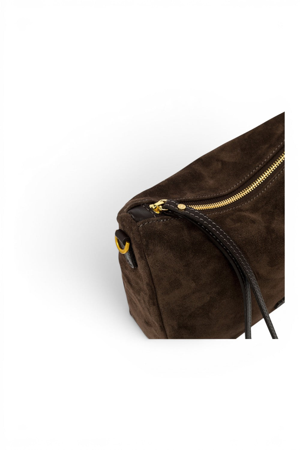 Borsa tracolla Nora suede cognac 