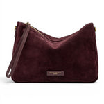 Borsa tracolla Nora suede amarone 