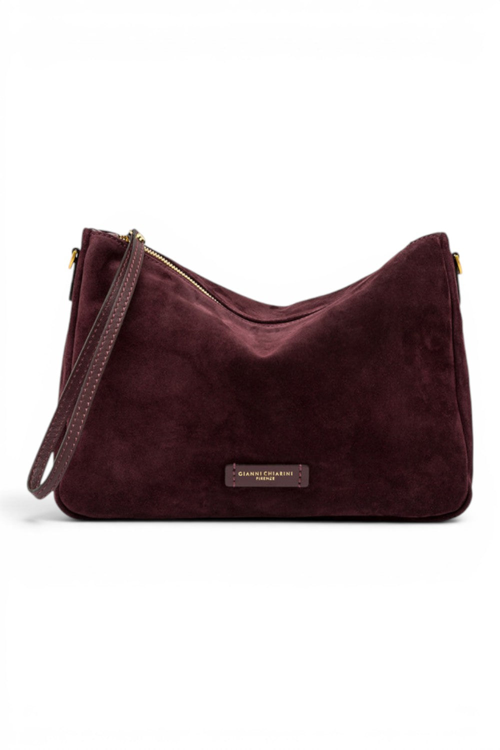 Borsa tracolla Nora suede amarone 