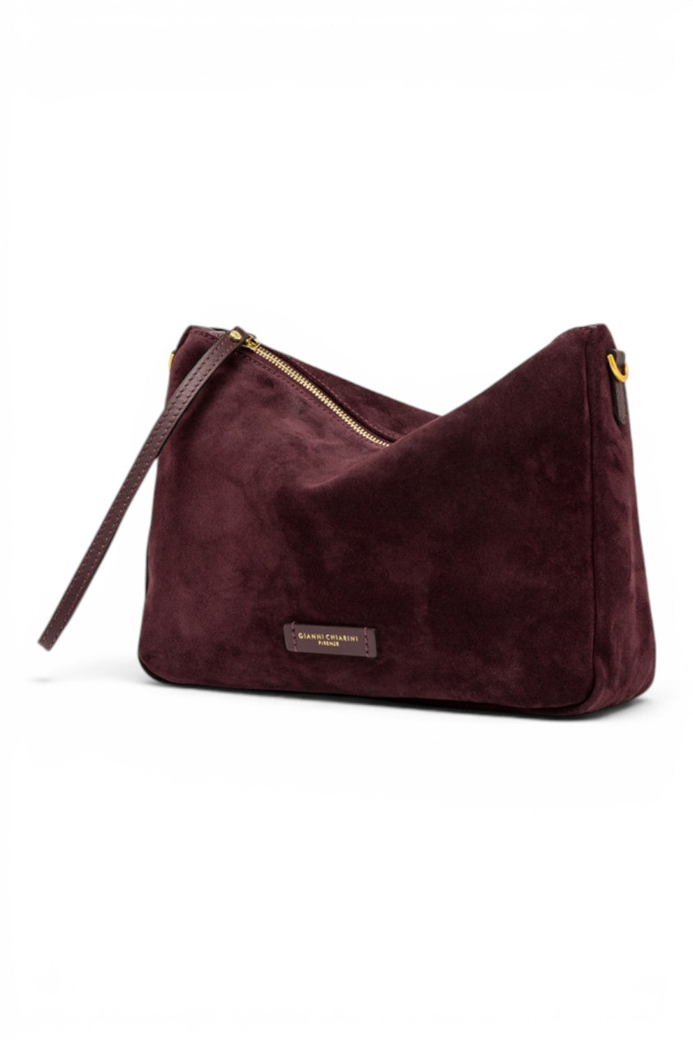 Borsa tracolla Nora suede amarone 