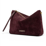 Borsa tracolla Nora suede amarone 