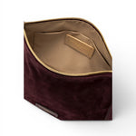 Borsa tracolla Nora suede amarone 
