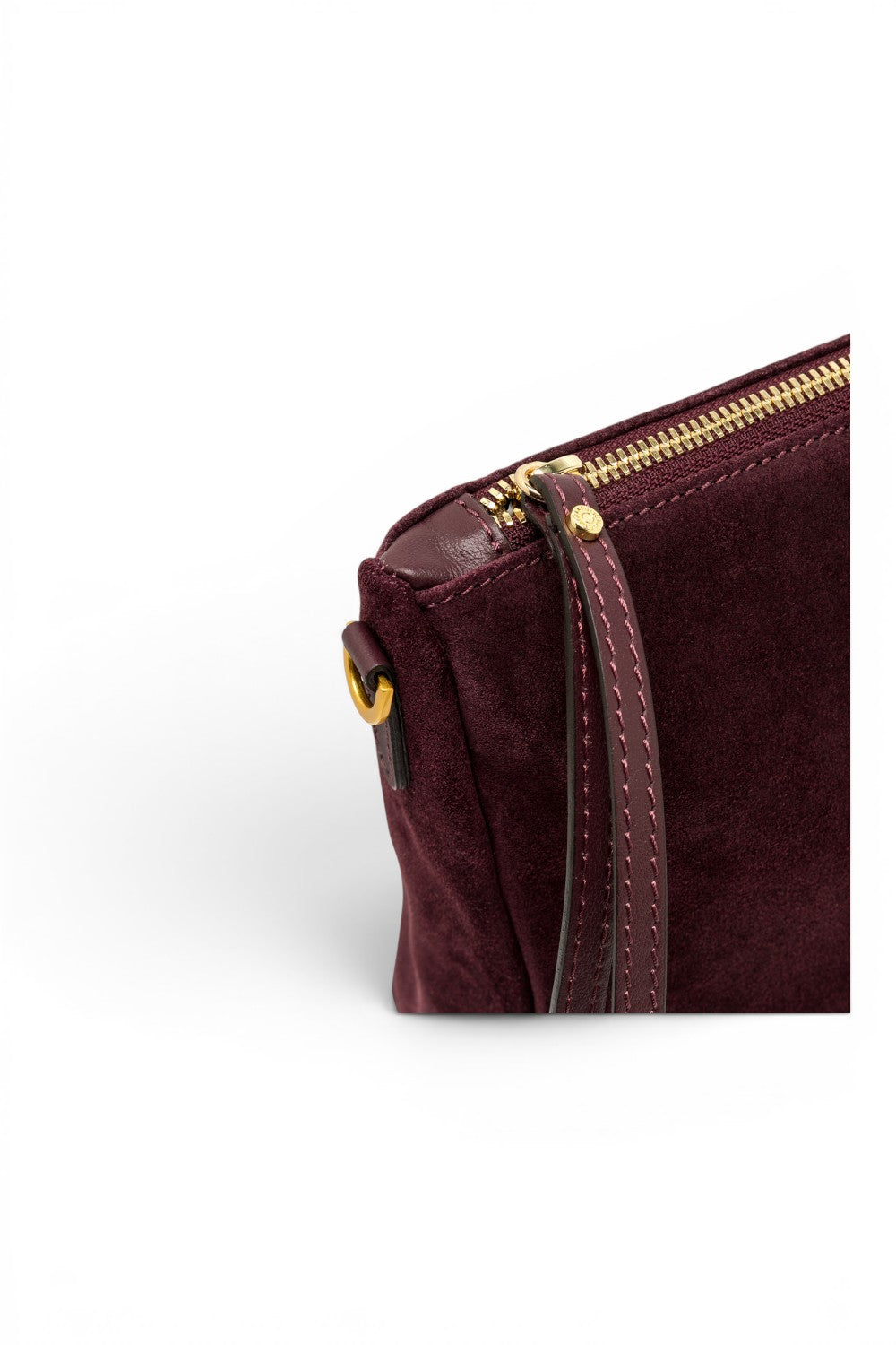 Borsa tracolla Nora suede amarone 