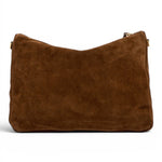 Borsa tracolla Nora suede moka 