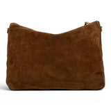 Borsa tracolla Nora suede moka 