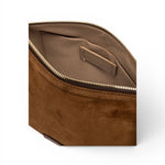 Borsa tracolla Nora suede moka 