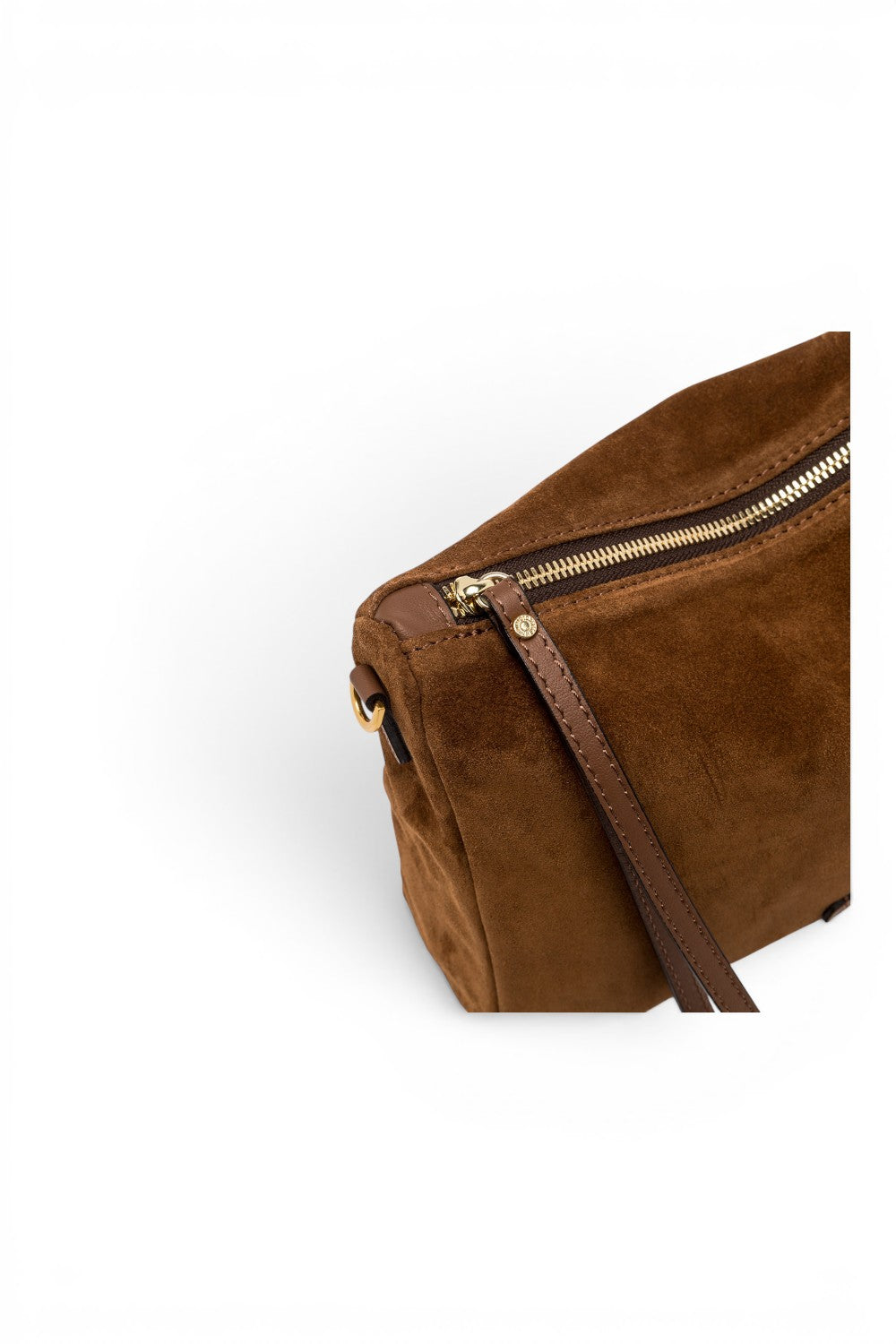 Borsa tracolla Nora suede moka 