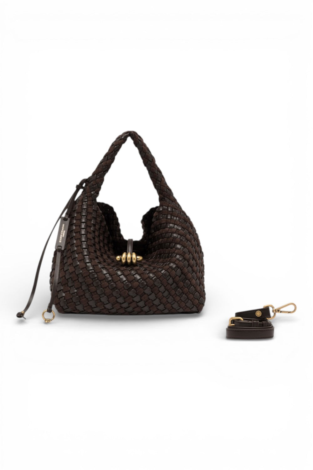 Borsa Aurelie intreccio espresso Gianni Chiarini 