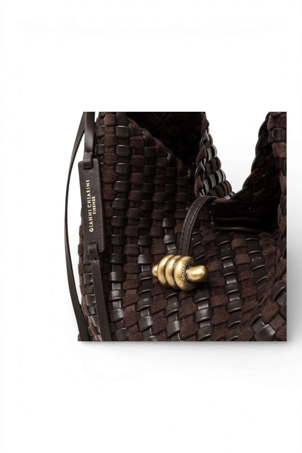Borsa Aurelie intreccio espresso Gianni Chiarini 