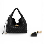 Borsa Aurelie intreccio nero Gianni Chiarini 