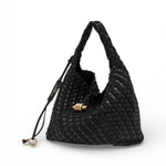 Borsa Aurelie intreccio nero Gianni Chiarini 