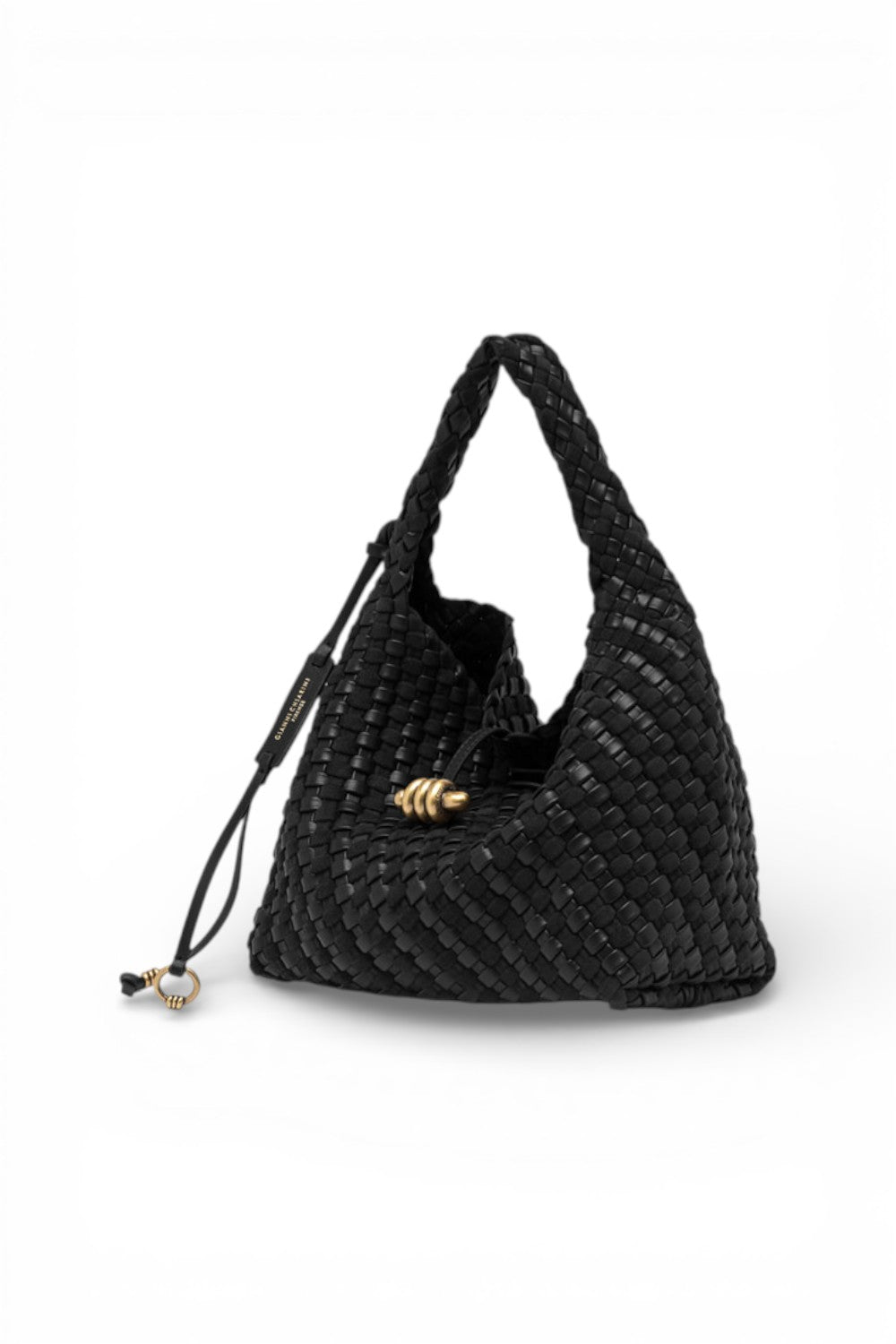 Borsa Aurelie intreccio nero Gianni Chiarini 