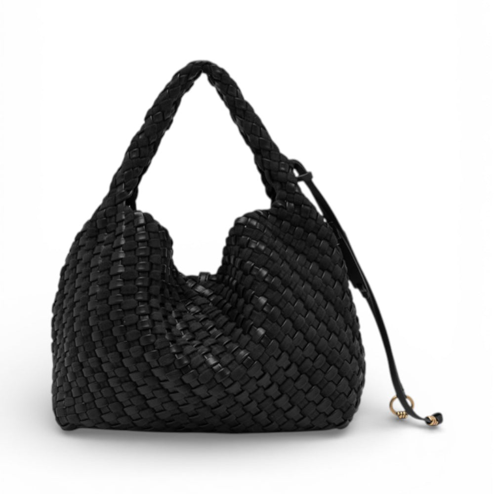 Borsa Aurelie intreccio nero Gianni Chiarini 
