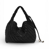 Borsa Aurelie intreccio nero Gianni Chiarini 