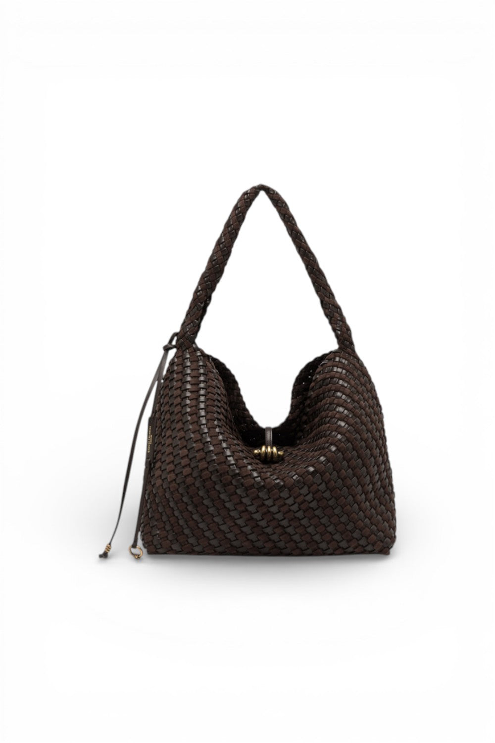 Borsa Aurelie intreccio espresso grande Gianni Chiarini 