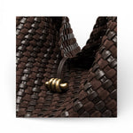 Borsa Aurelie intreccio espresso grande Gianni Chiarini 