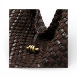 Borsa Aurelie intreccio espresso grande Gianni Chiarini 
