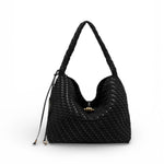 Borsa Aurelie intreccio nero grande Gianni Chiarini 