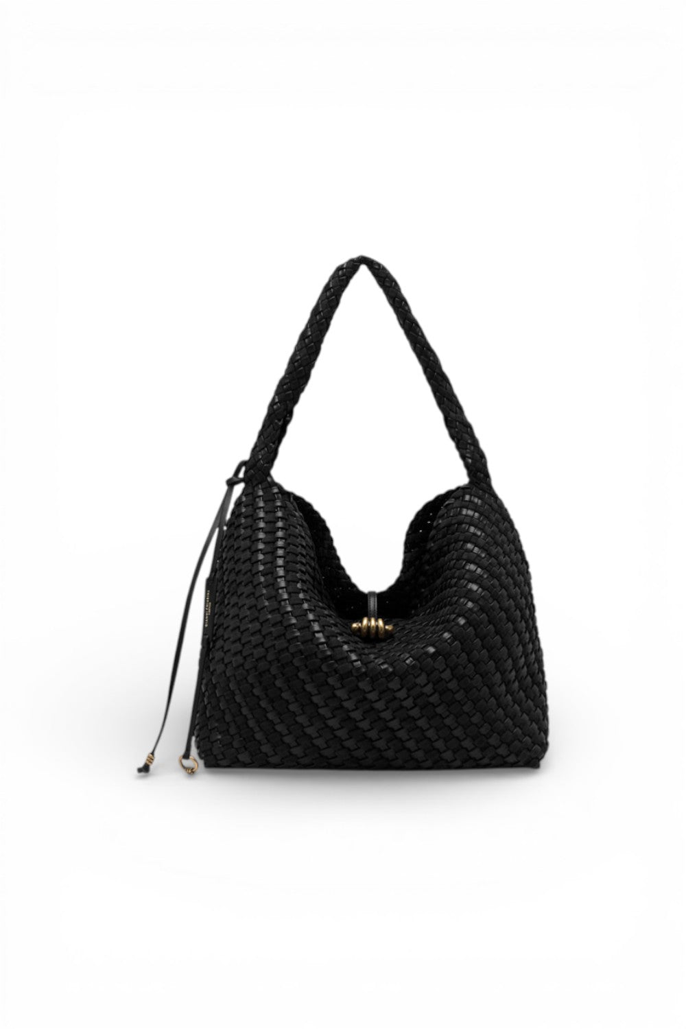 Borsa Aurelie intreccio nero grande Gianni Chiarini 
