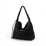 Borsa Aurelie intreccio nero grande Gianni Chiarini 