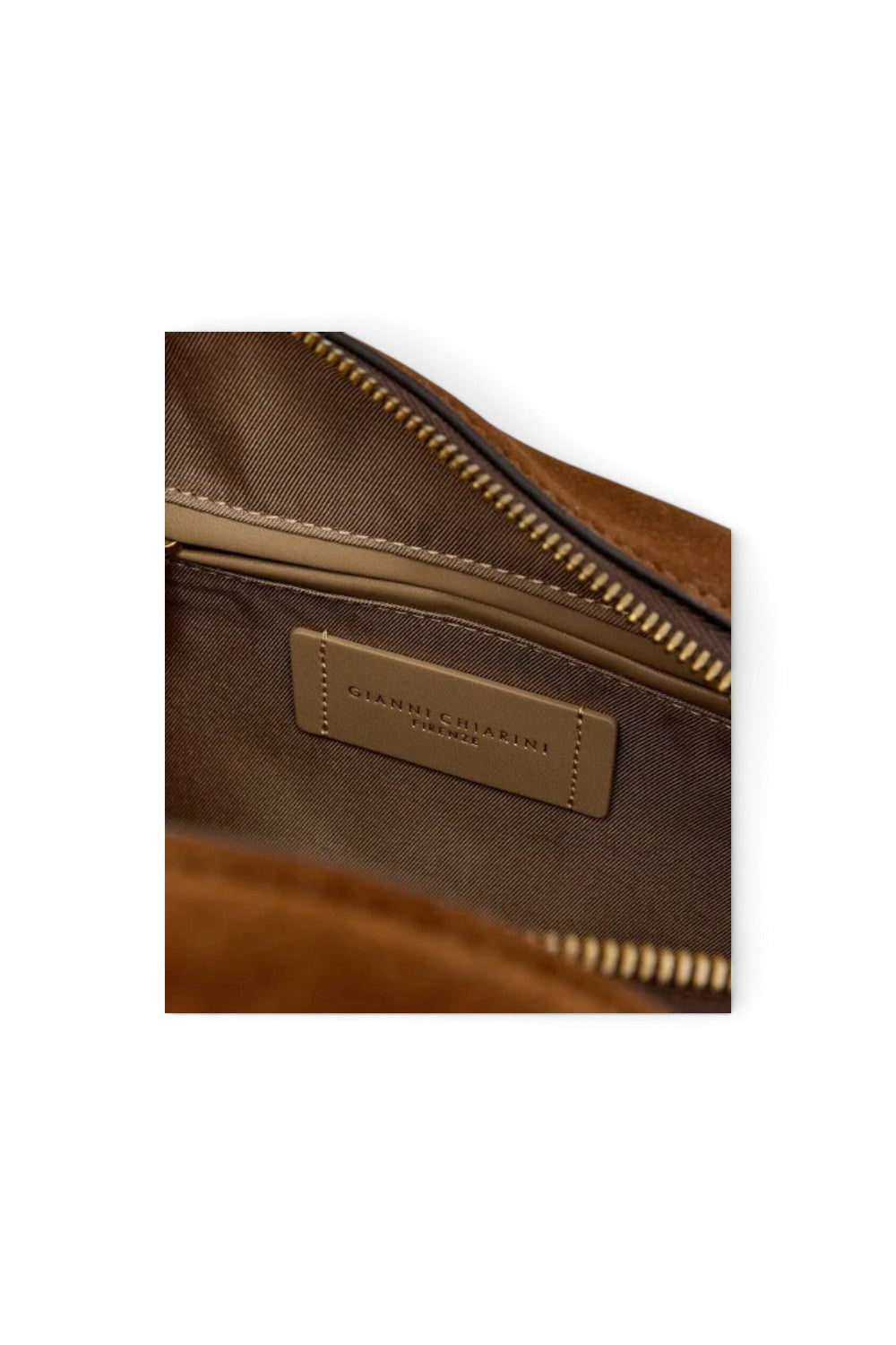 Borsa bauletto Gemma camoscio cognac 